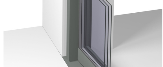 Двери со смещенной осью открывания Reynaers MasterLine 8 XL pivot door